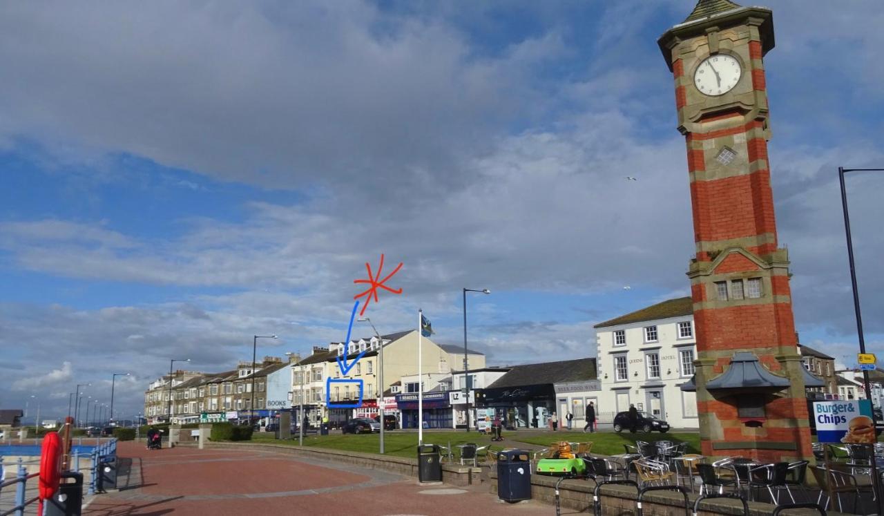The Croston Balcony Apartment- Morecambe Central Promenade, Beach Front And Sea Views Экстерьер фото